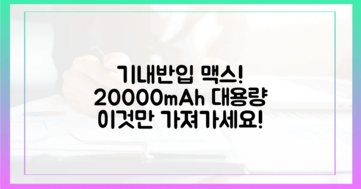 20000mAh, 기내 반입 최대 용량