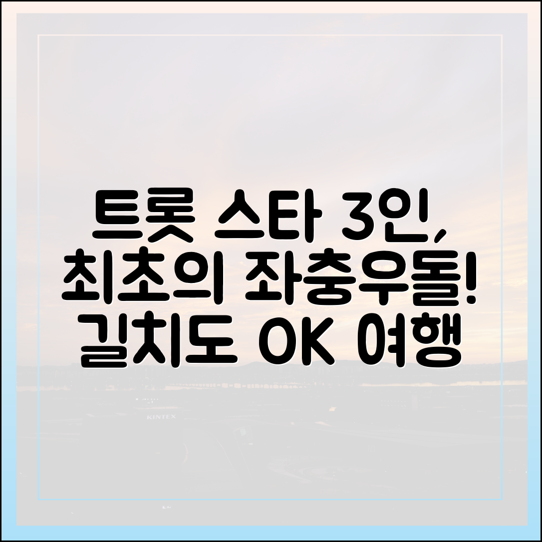 길치도 OK! 트롯 스타 3인의 좌충우돌 첫 여행