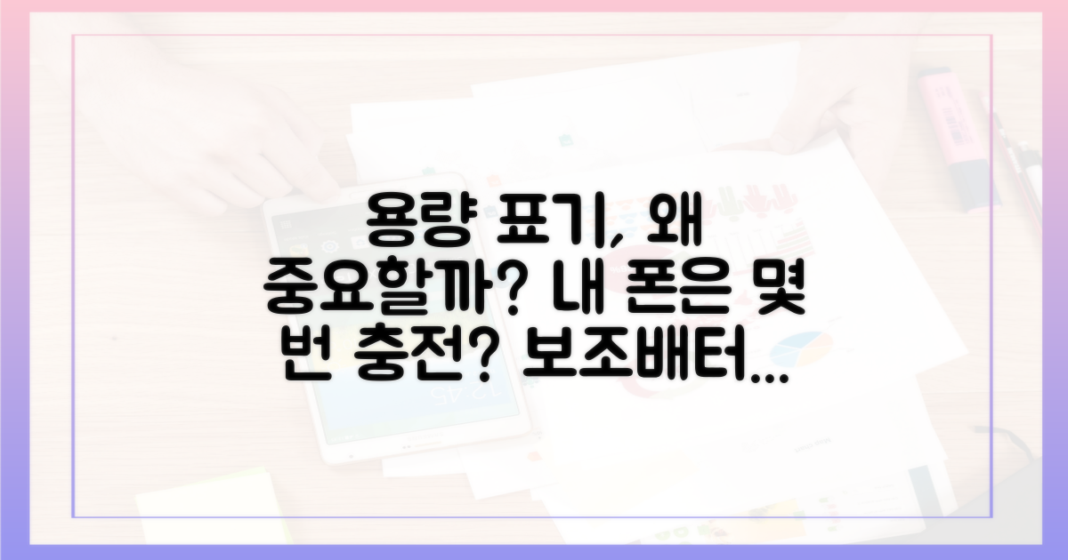 왜 보조배터리 용량 표기가 중요할까?