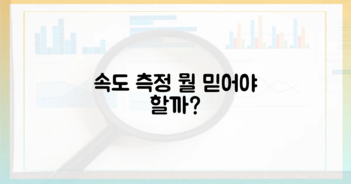 속도 측정, 무엇을 믿어야 할까?