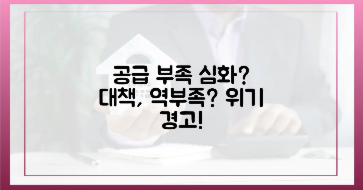 공급 부족, 대책 한계 드러내나