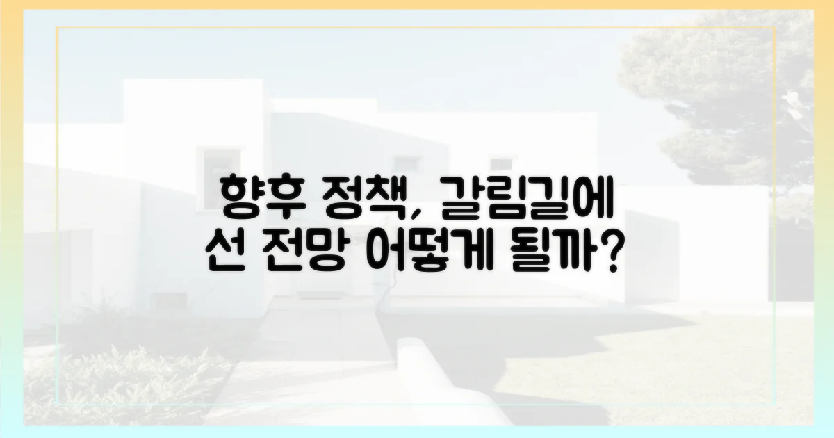 향후 정책 방향, 엇갈리는 전망