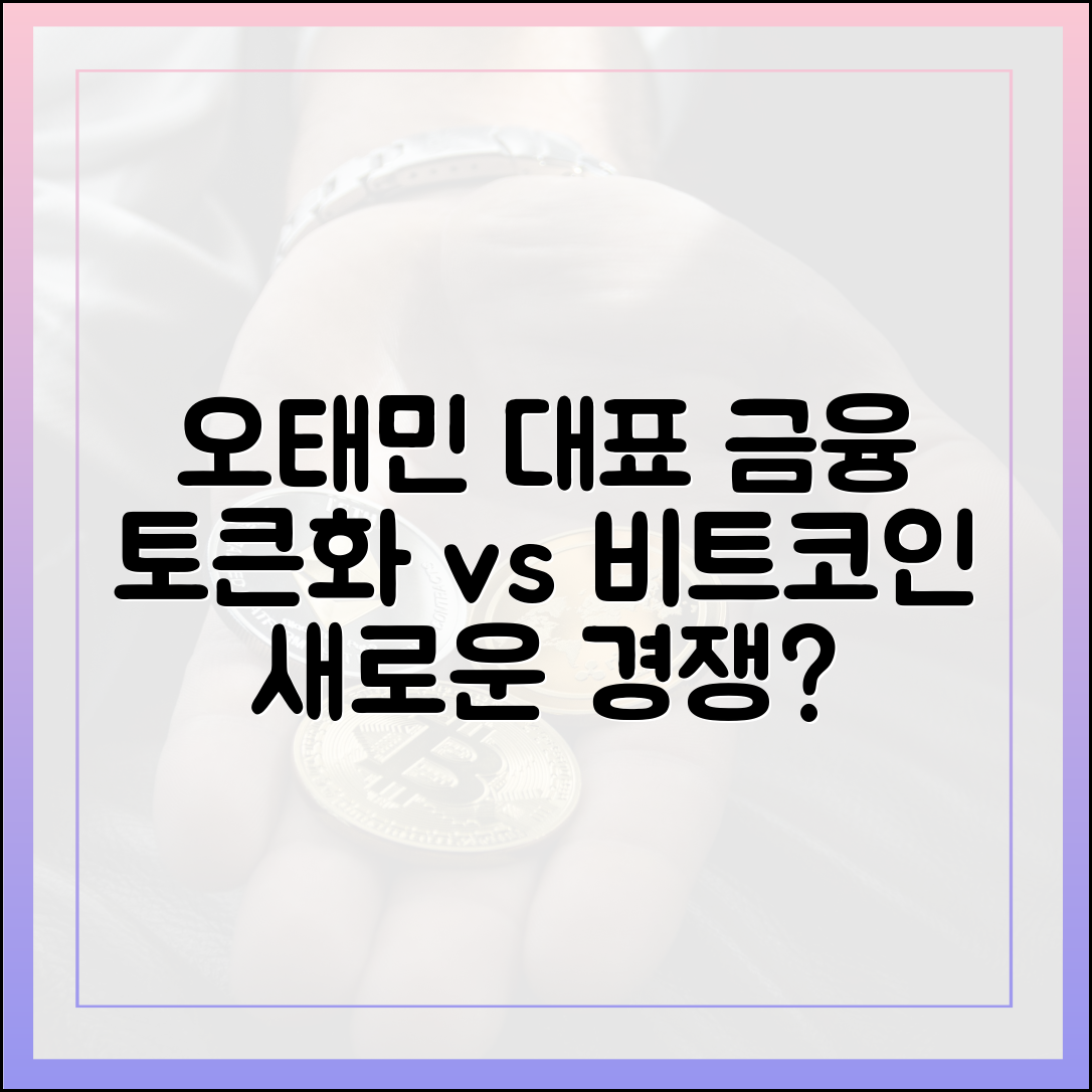 오태민 대표: 금융 토큰화, 비트코인 경쟁 시작될까?