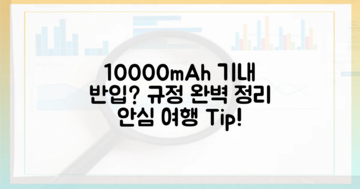 10000mAh 기내 반입 규정