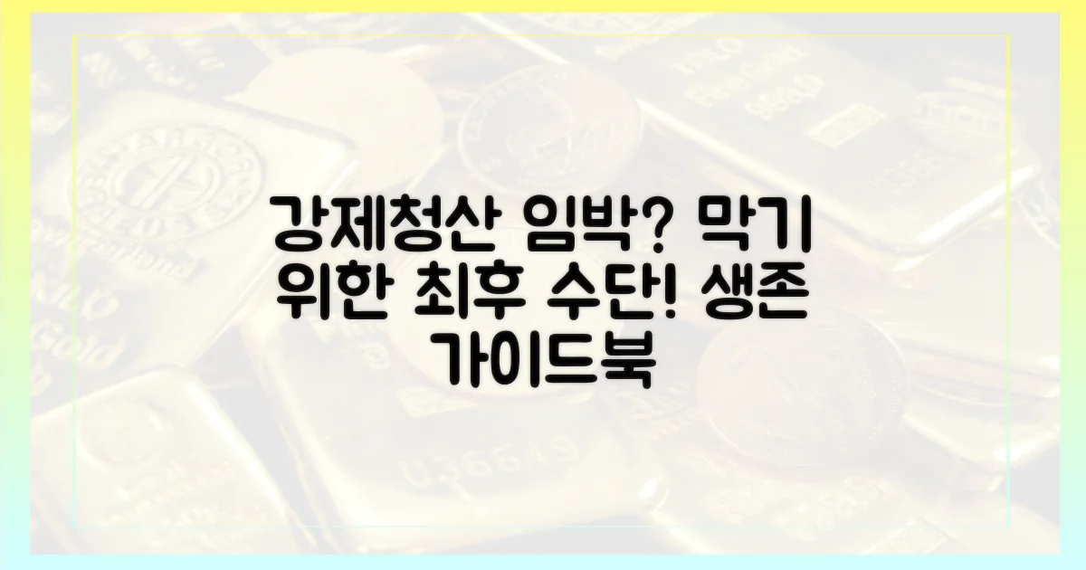 강제청산, 대처 방법은?