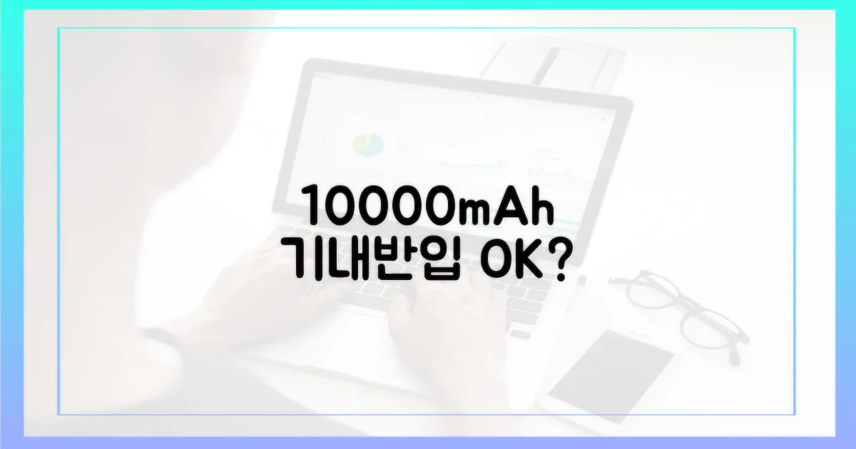 10000mAh, 항공 규정은?