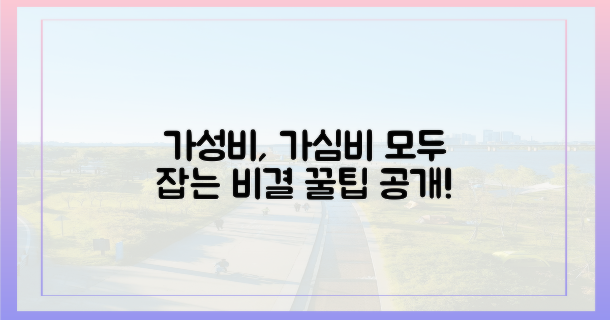 가성비와 가심비, 두 마리 토끼 잡기