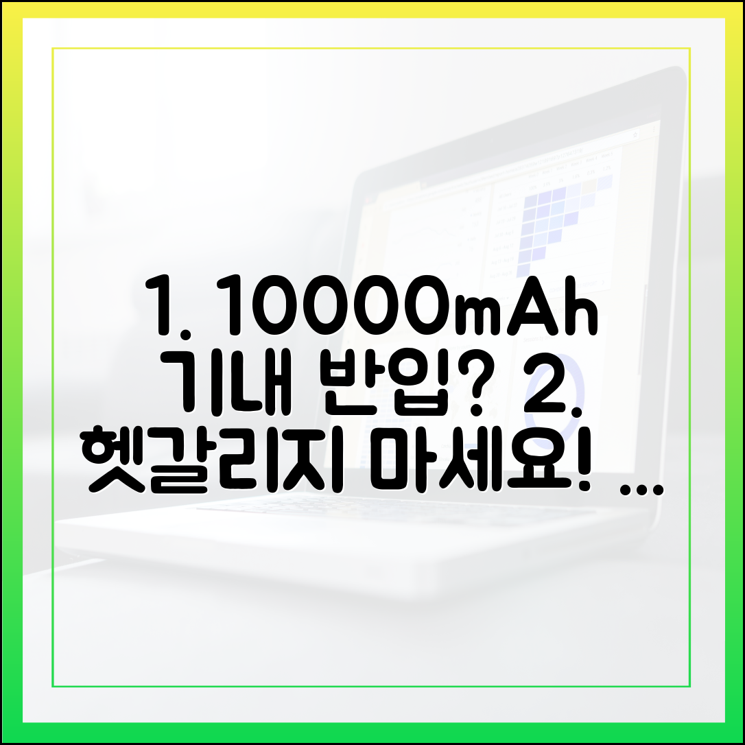 10000mAh 보조배터리 기내 반입, 아직도 헷갈리시나요? 전문가가 알려드립니다