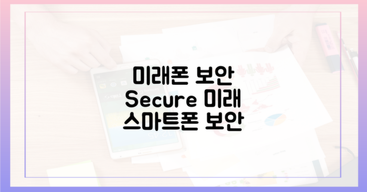 미래 스마트폰 보안 전략