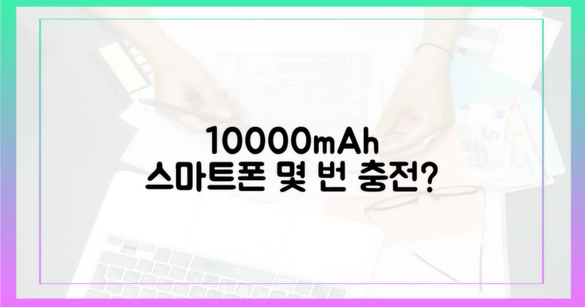 10000mAh, 내 스마트폰 몇 번 충전될까?