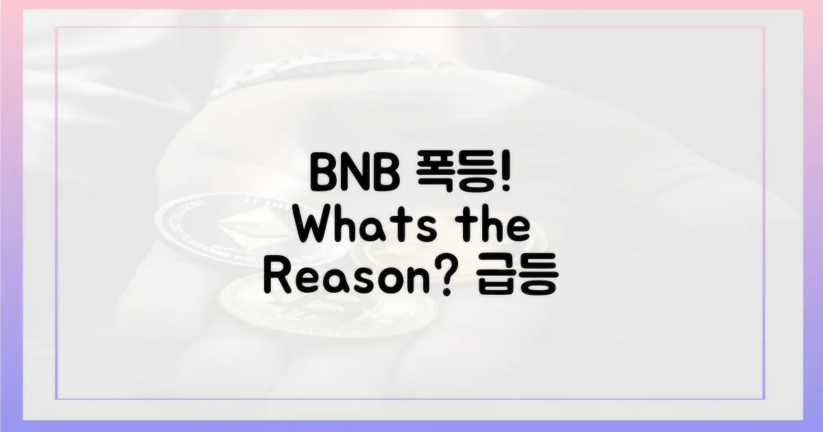 BNB 급등, 그 이유는 무엇일까?