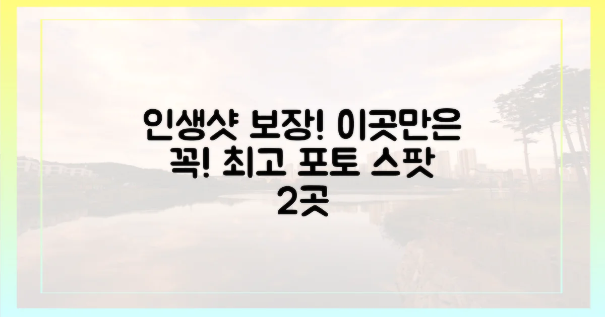 인생샷 보장 2곳