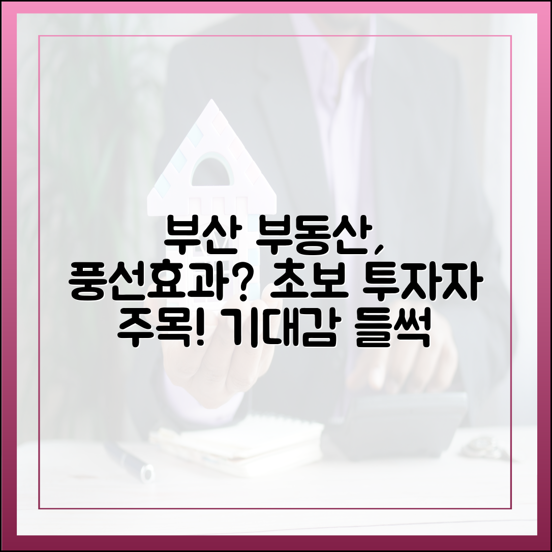 초보 투자자도 주목! 부산 부동산, 풍선효과 기대감 '들썩