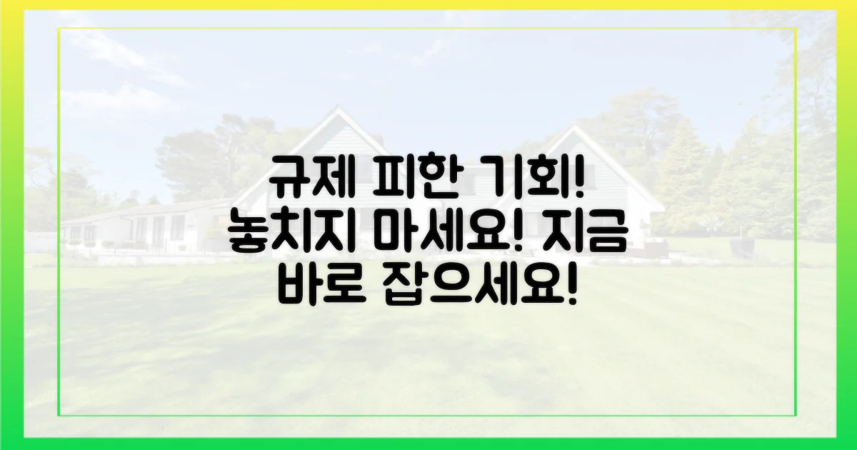 규제 피한 기회, 잡으세요!