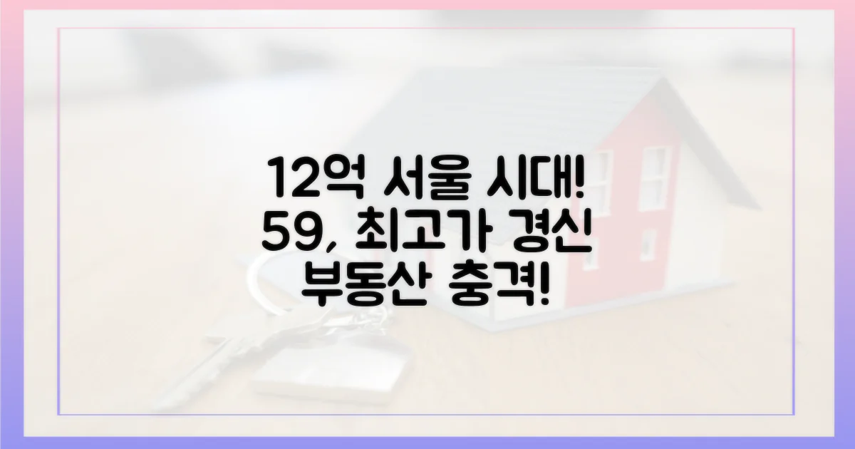 서울 59, 12억 시대 진입