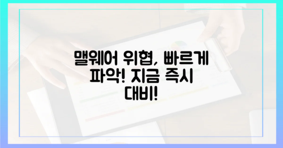 맬웨어 위협, 바로 파악하세요