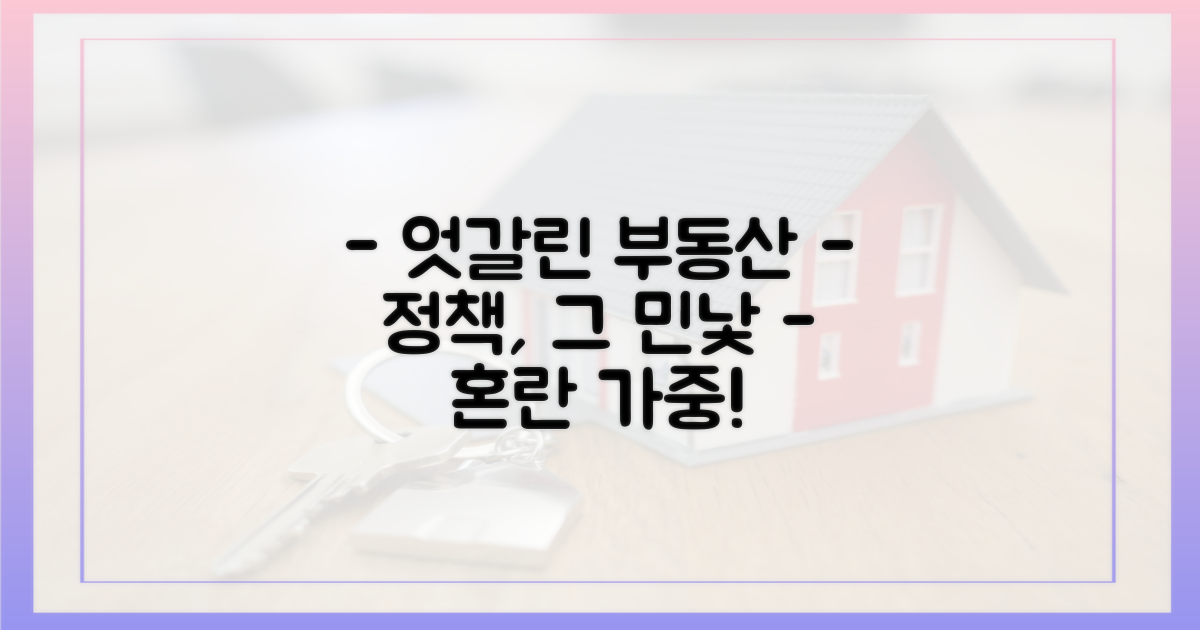 엇갈린 부동산 정책의 민낯