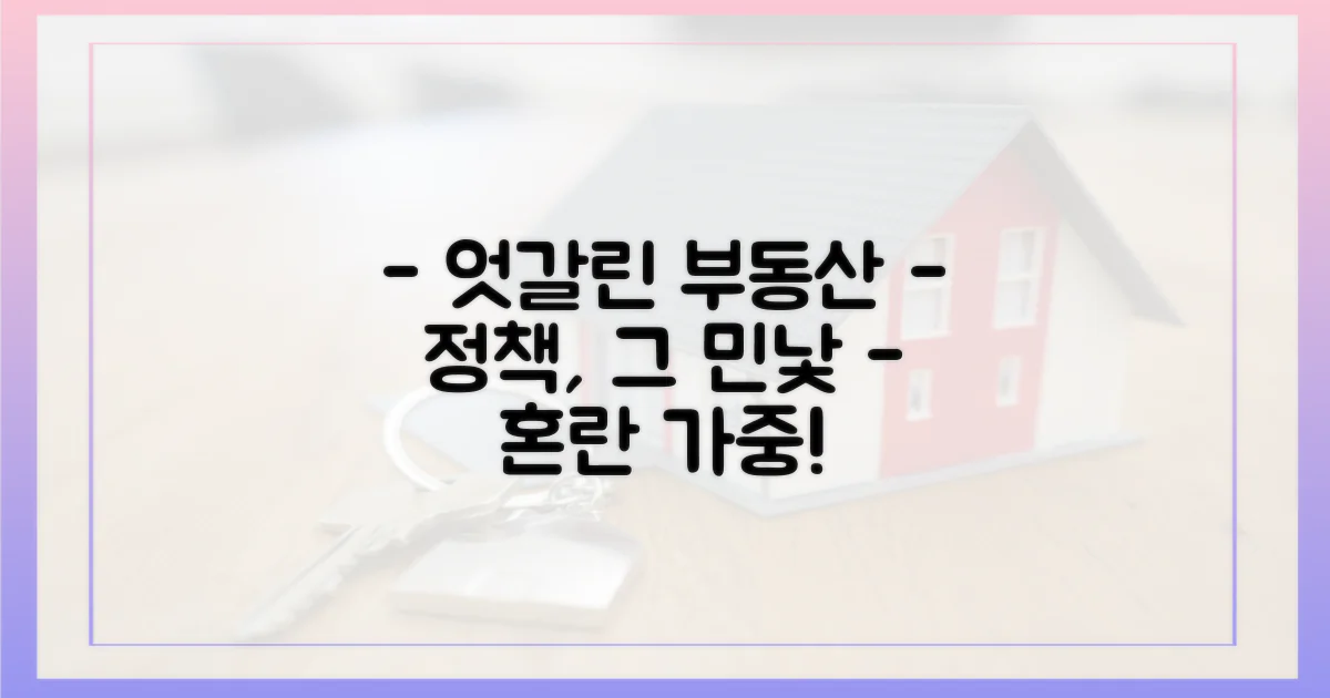 엇갈린 부동산 정책의 민낯