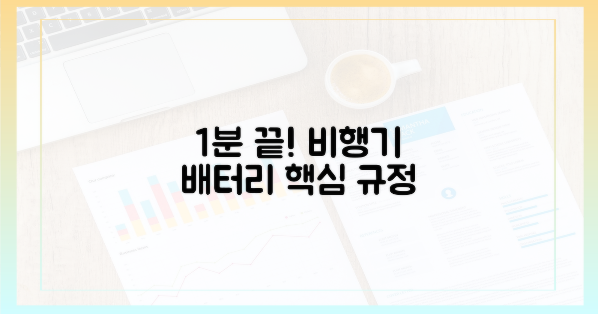 1분이면 끝! 비행기 배터리 규정 정복