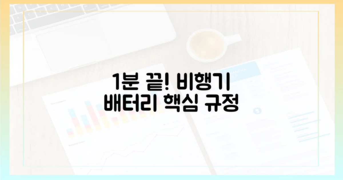 1분이면 끝! 비행기 배터리 규정 정복
