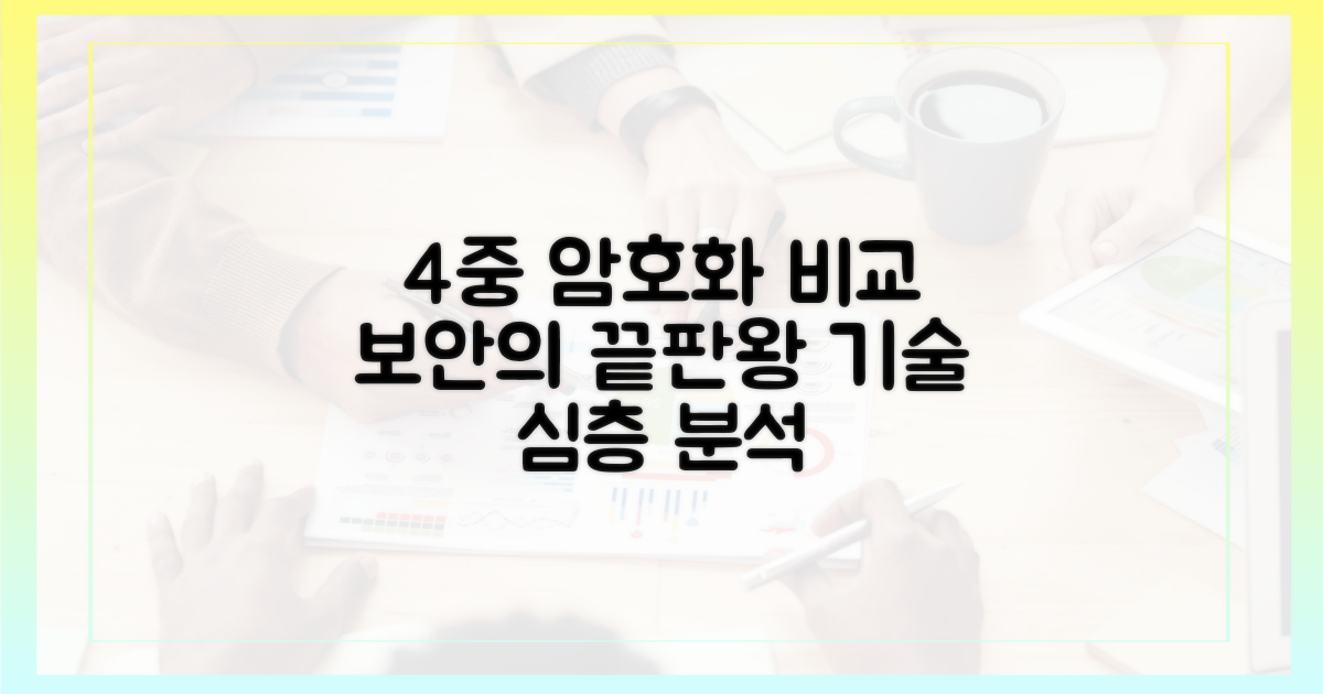 보안: 4중 암호화 기술 비교