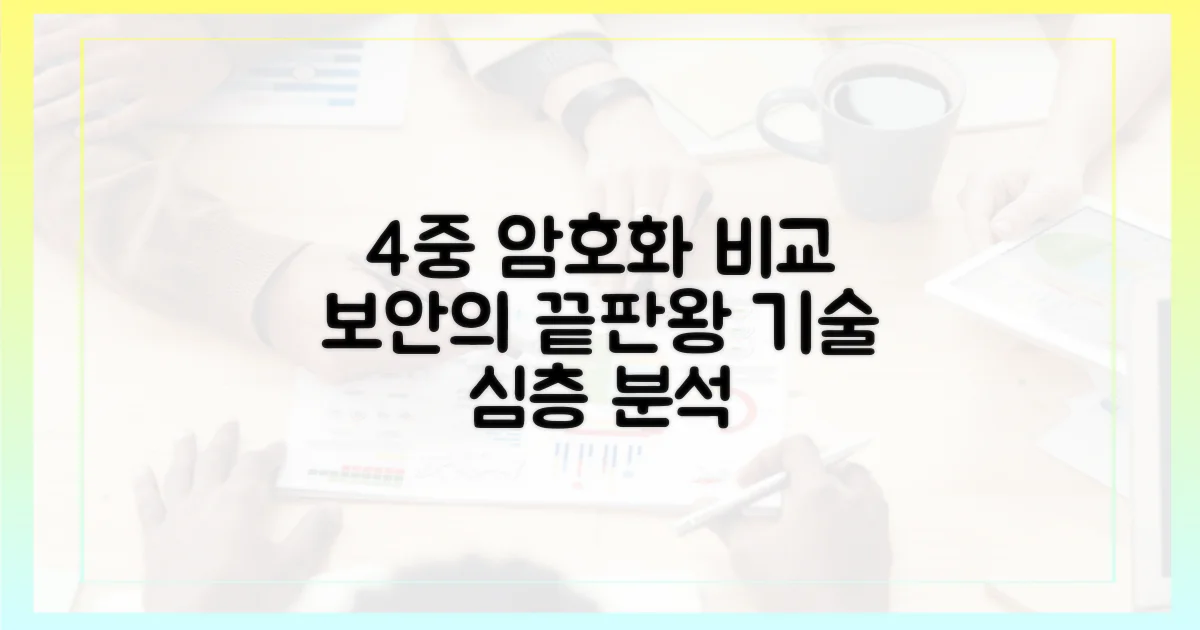 보안: 4중 암호화 기술 비교