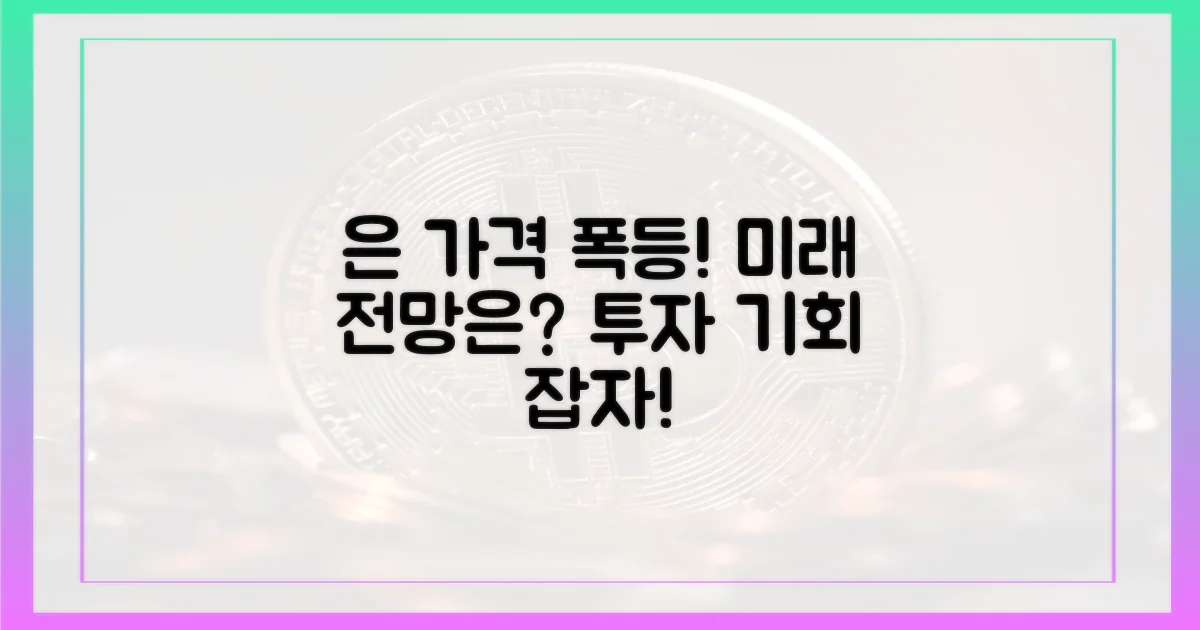 은 가격 상승, 미래는?