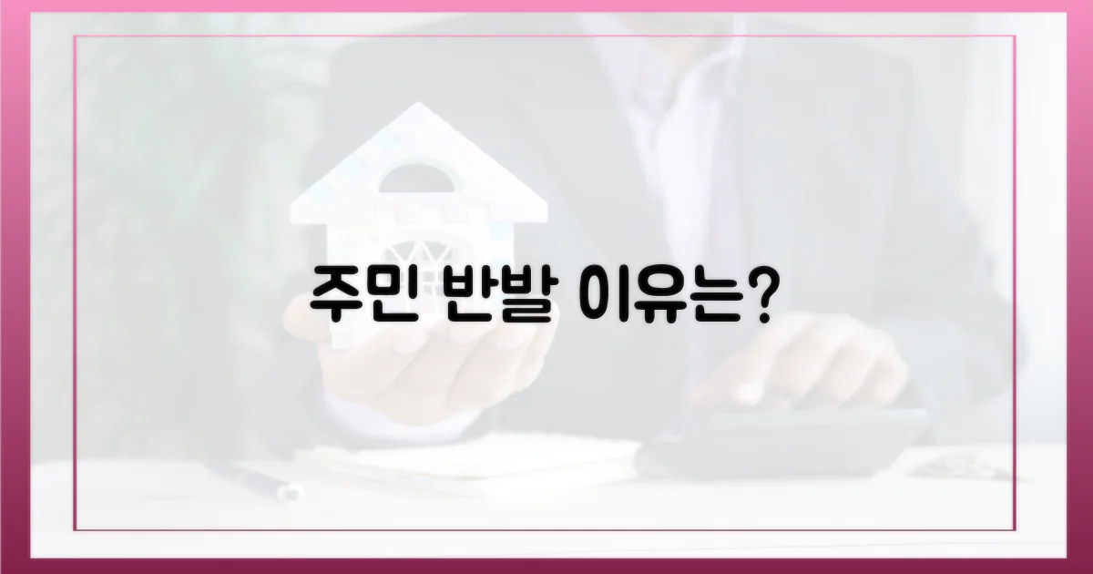 주민들 반발, 그 이유는?