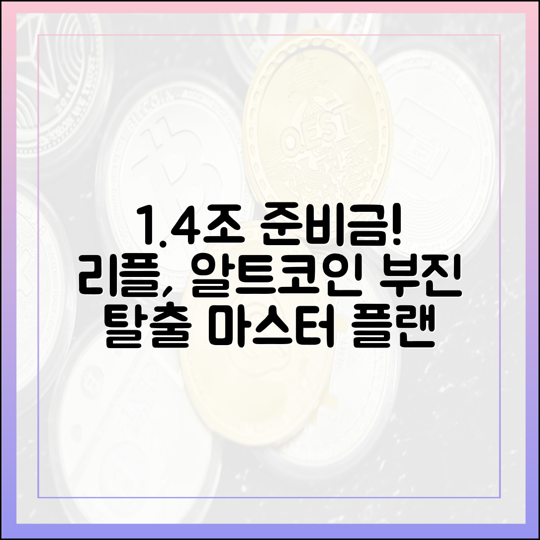 리플랩스 1.4조 준비금: 알트코인 부진 탈출 마스터!
