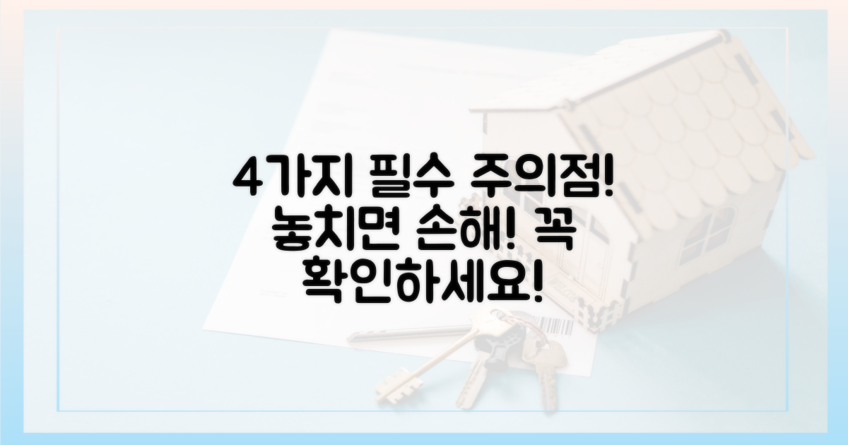 4가지 주의점