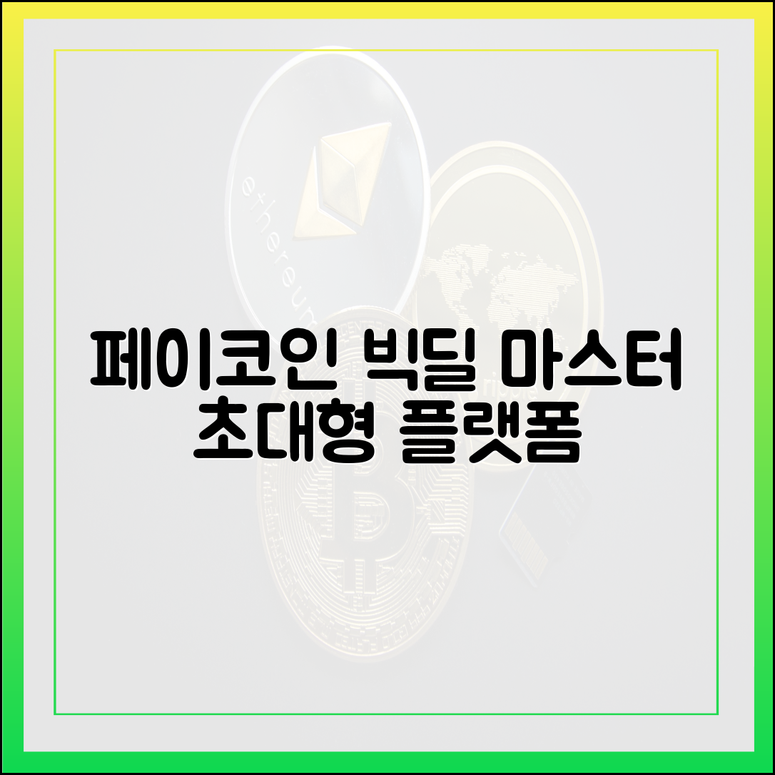 페이·코인 빅딜: 초대형 플랫폼 마스터하기