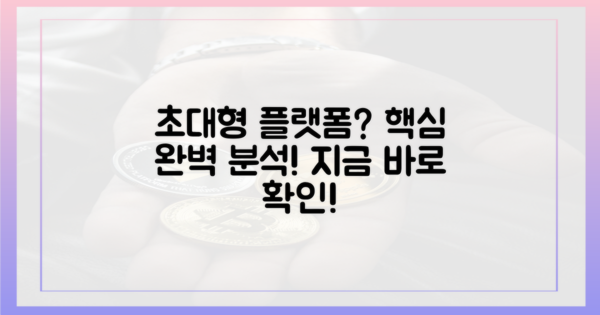 초대형 플랫폼, 이해하세요