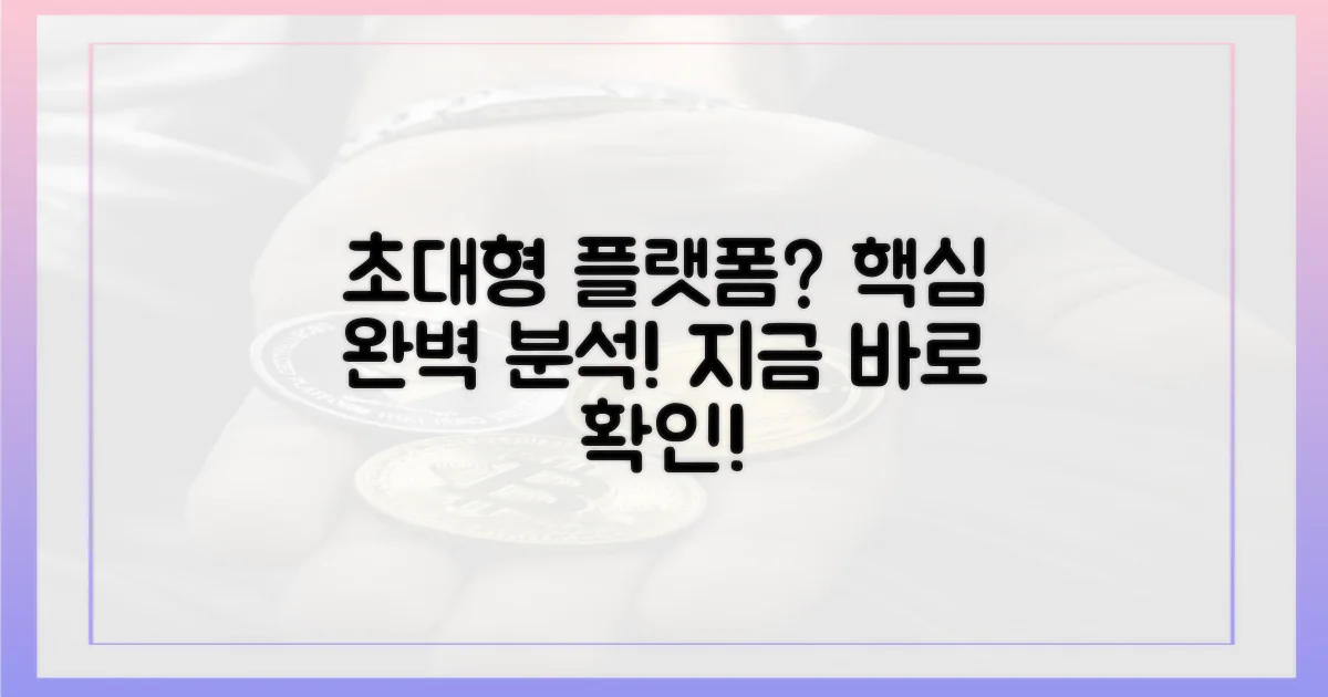 초대형 플랫폼, 이해하세요