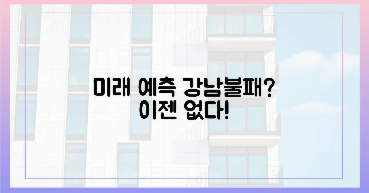 미래 예측, 강남불패의 종말