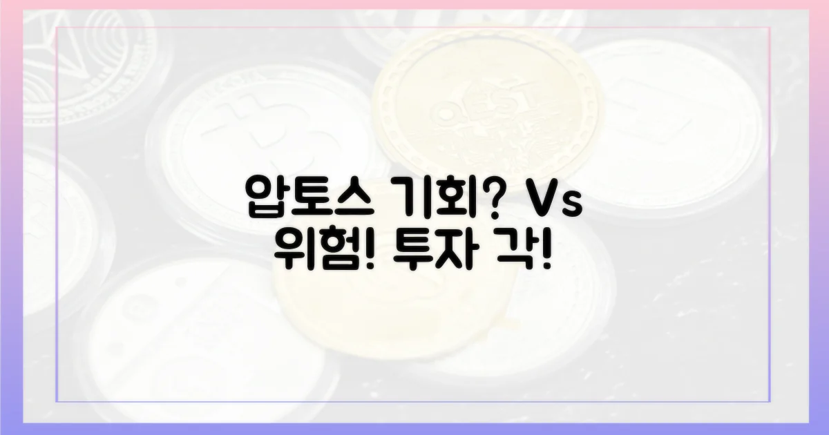 앱토스, 기회 vs 위험