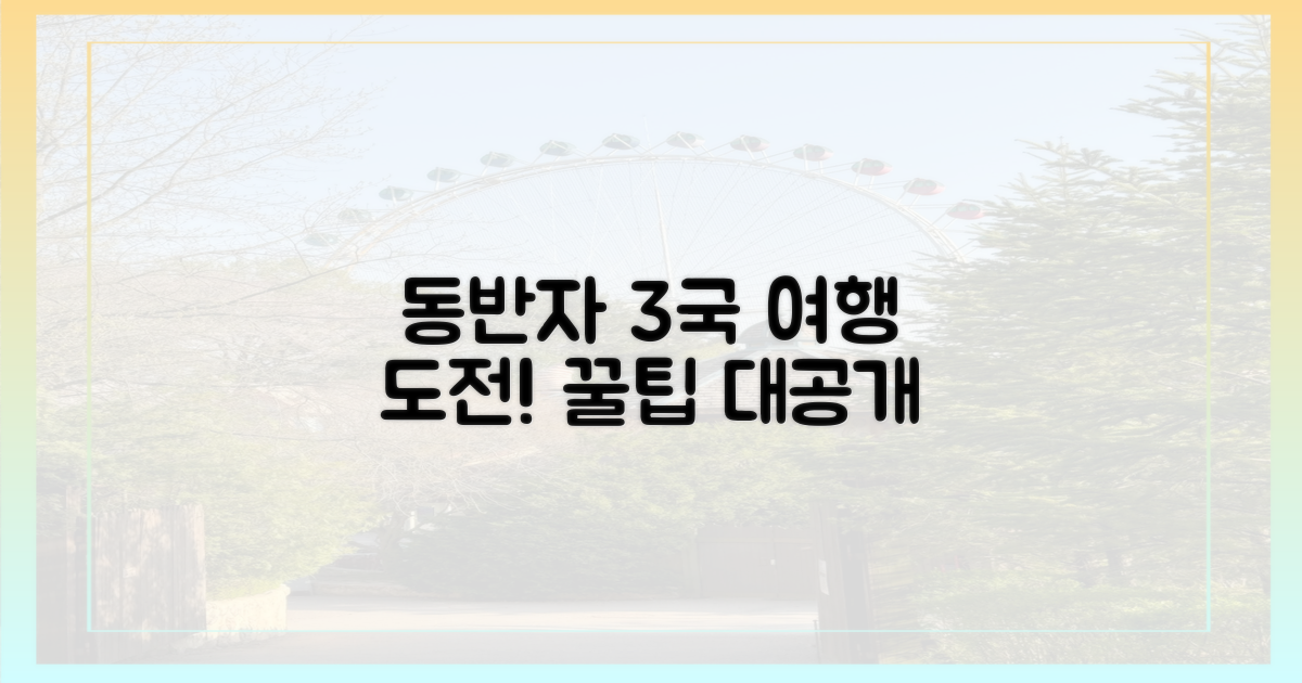동반자 3국 여행, 도전!