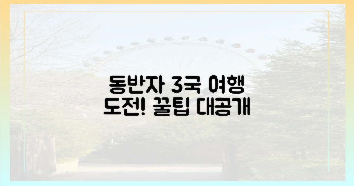 동반자 3국 여행, 도전!