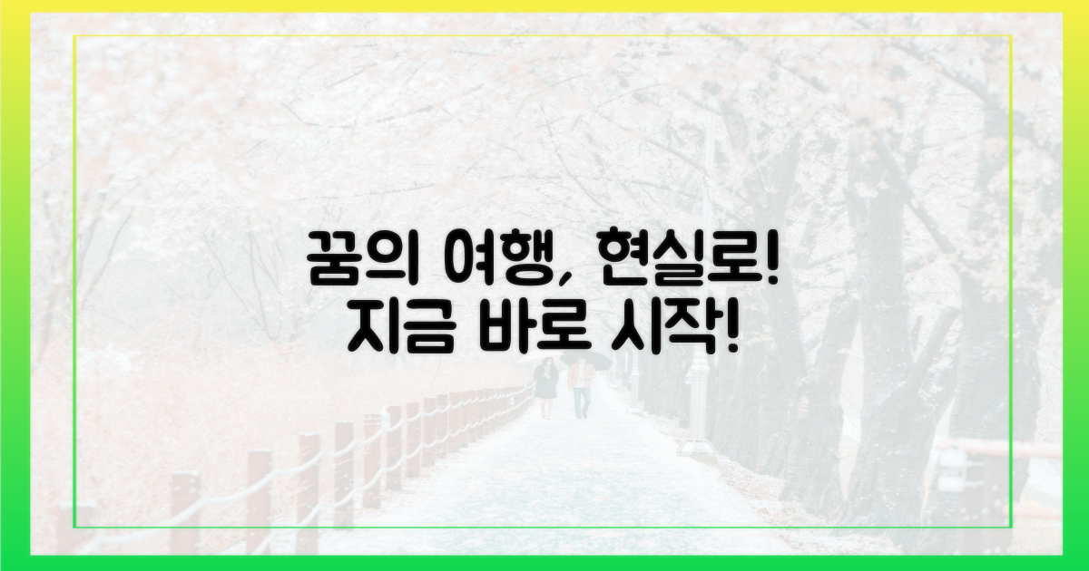 꿈의 여행, 현실로 만들기