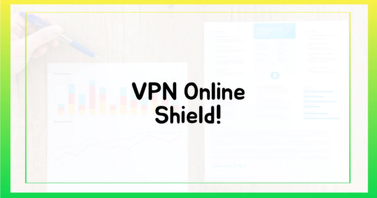 VPN, 당신의 온라인 방패