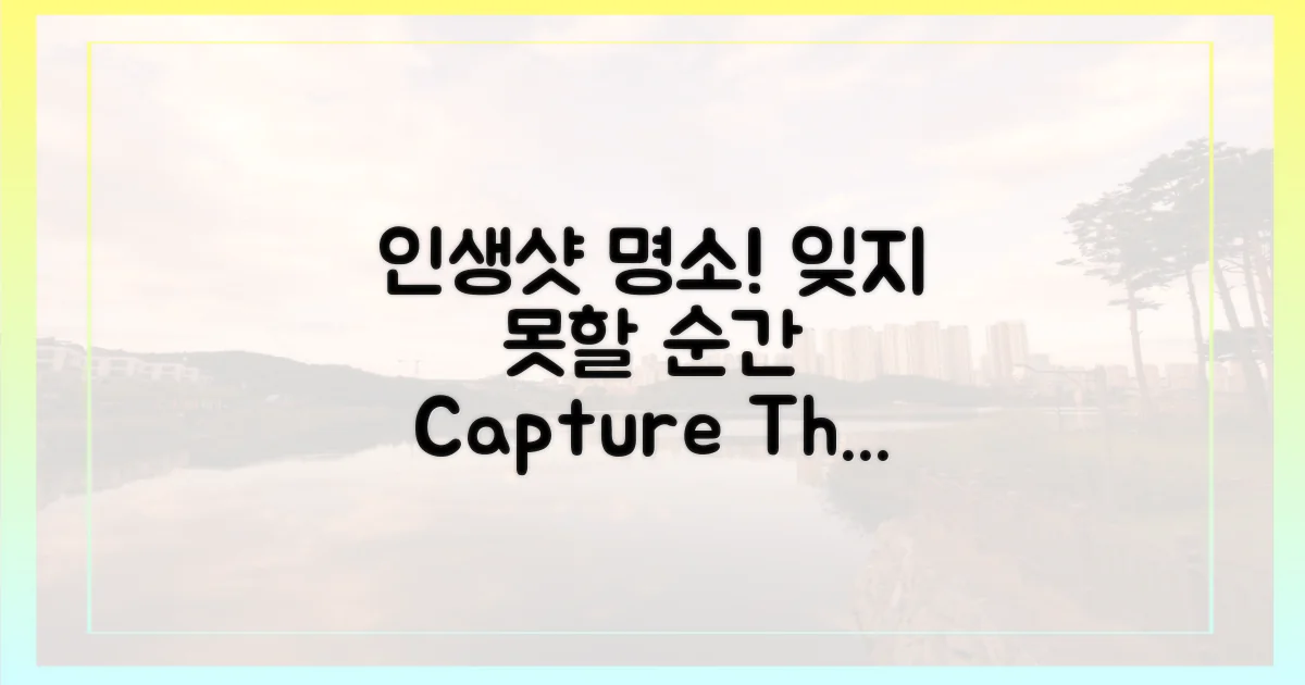 인생샷 명소, 잊지 못할 순간