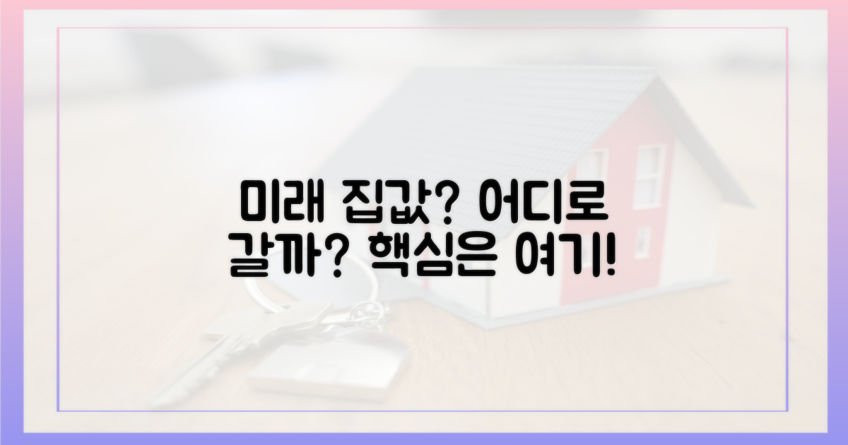 미래 집값, 어디로 향할까?