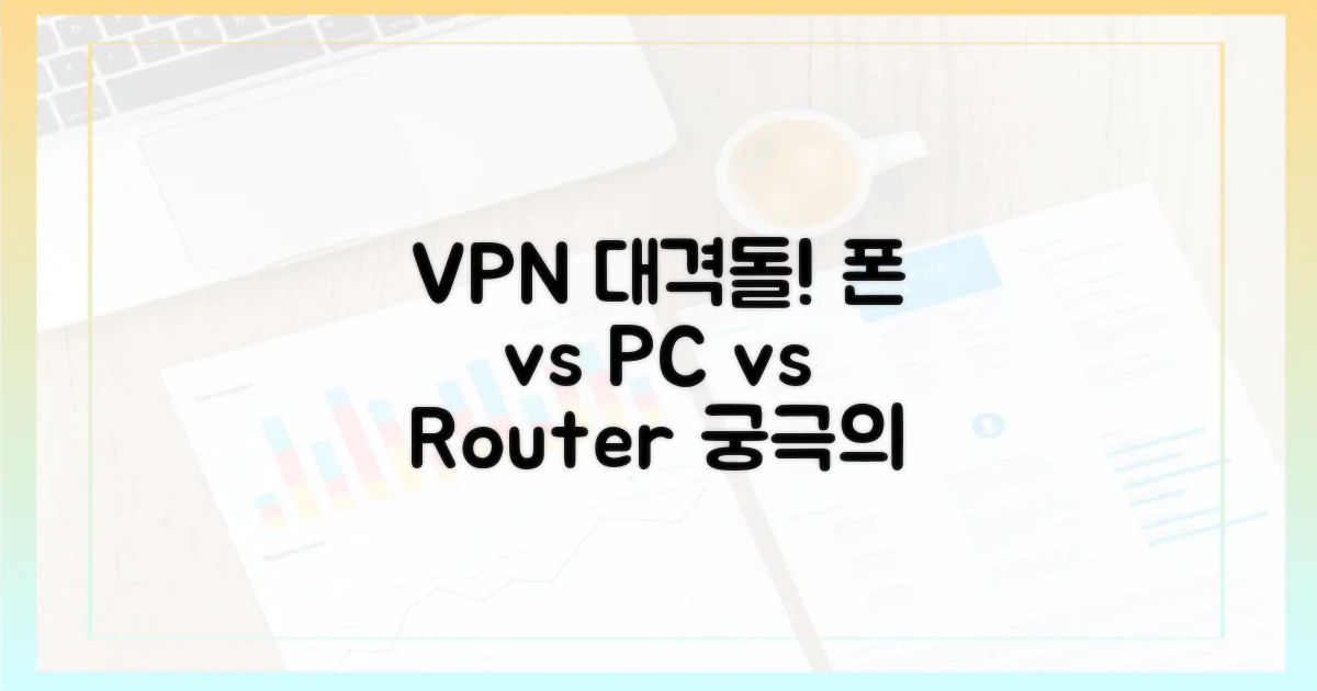 스마트폰, PC, 라우터 VPN 비교