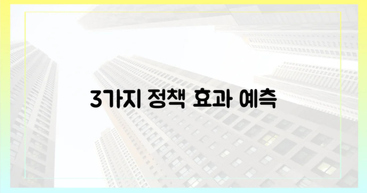 3가지 정책 효과 예측