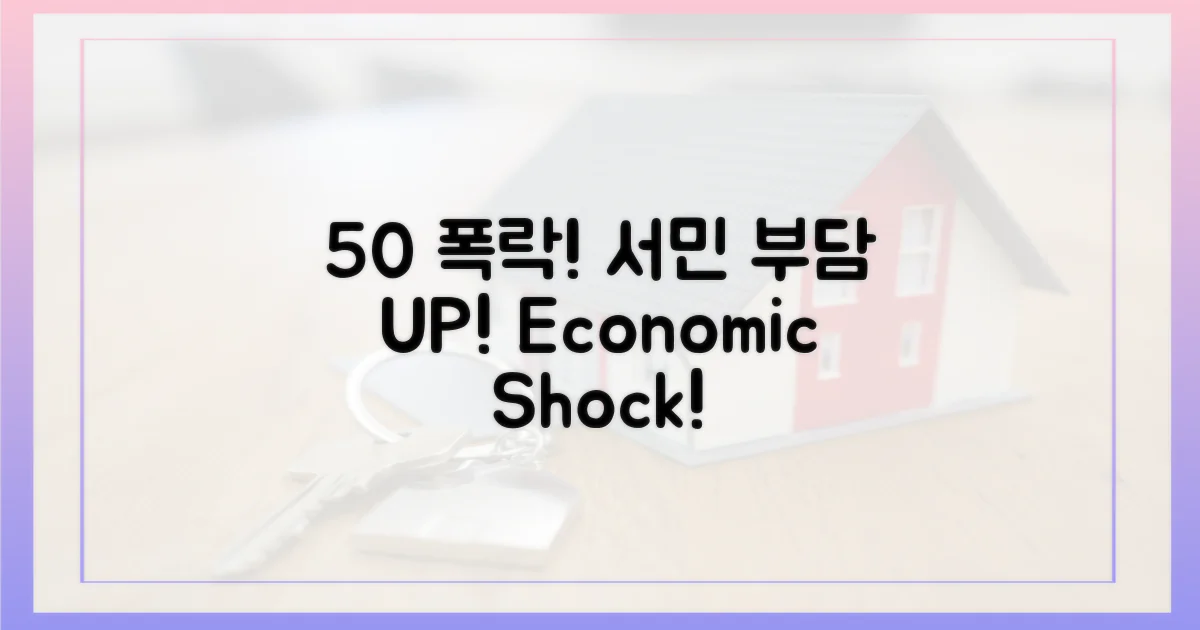 50% 급감, 서민들 '발 동동