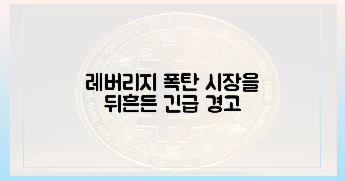 시장 뒤흔든 레버리지 폭탄