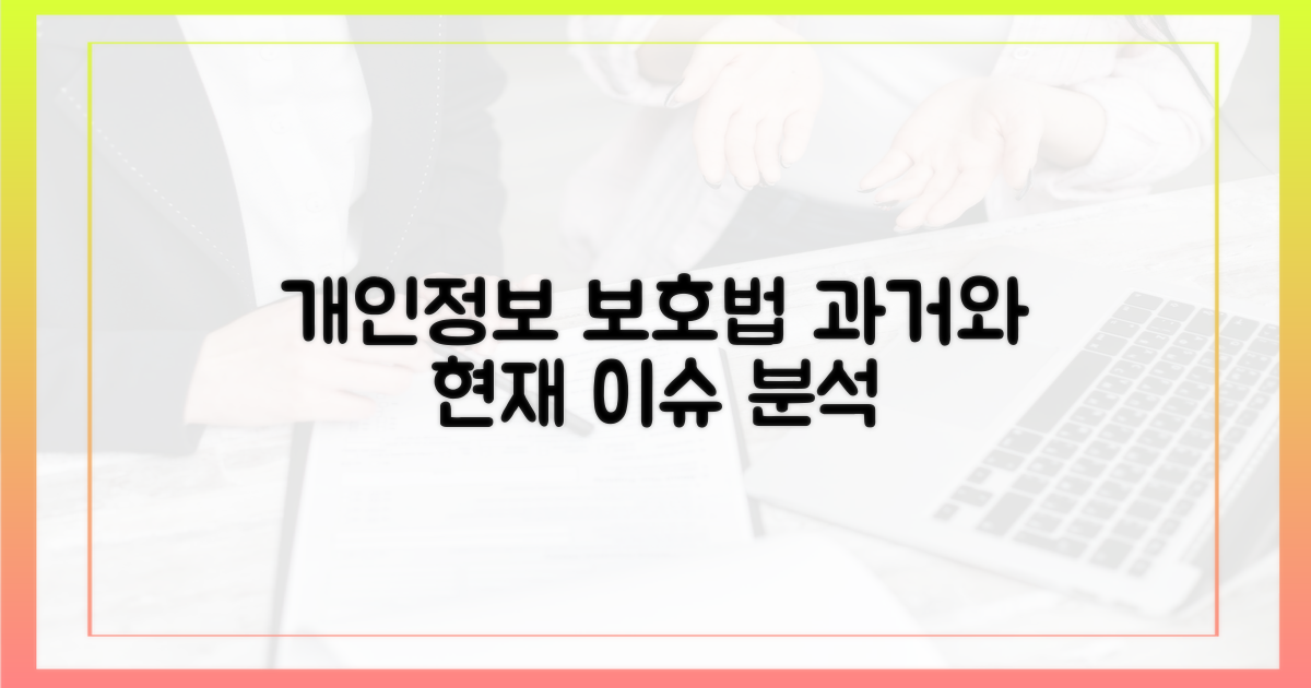 개인정보 보호법: 과거와 현재