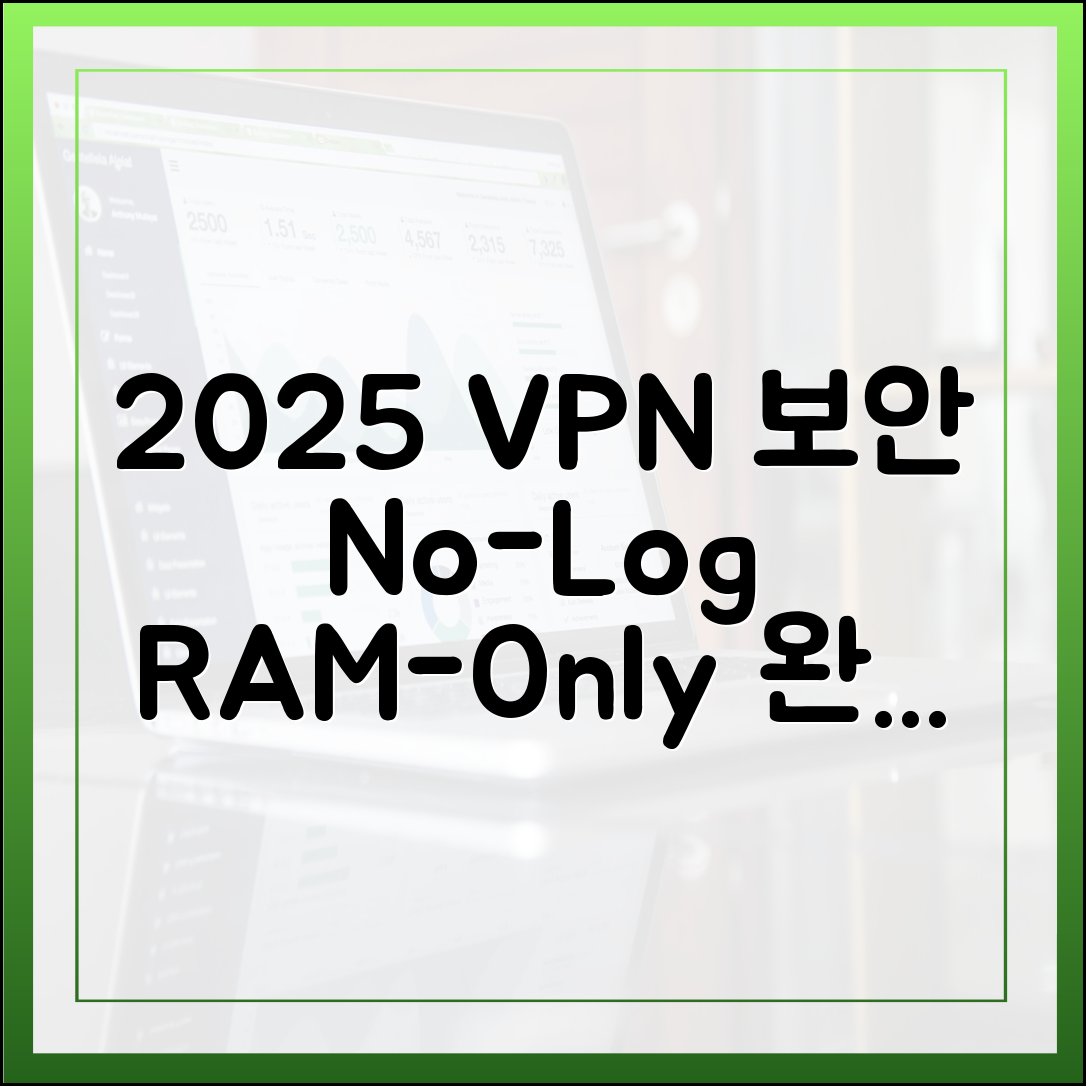 2025년 데이터 보안, VPN으로 완성하다: 노로그 정책과 RAM-Only 서버의 중요성