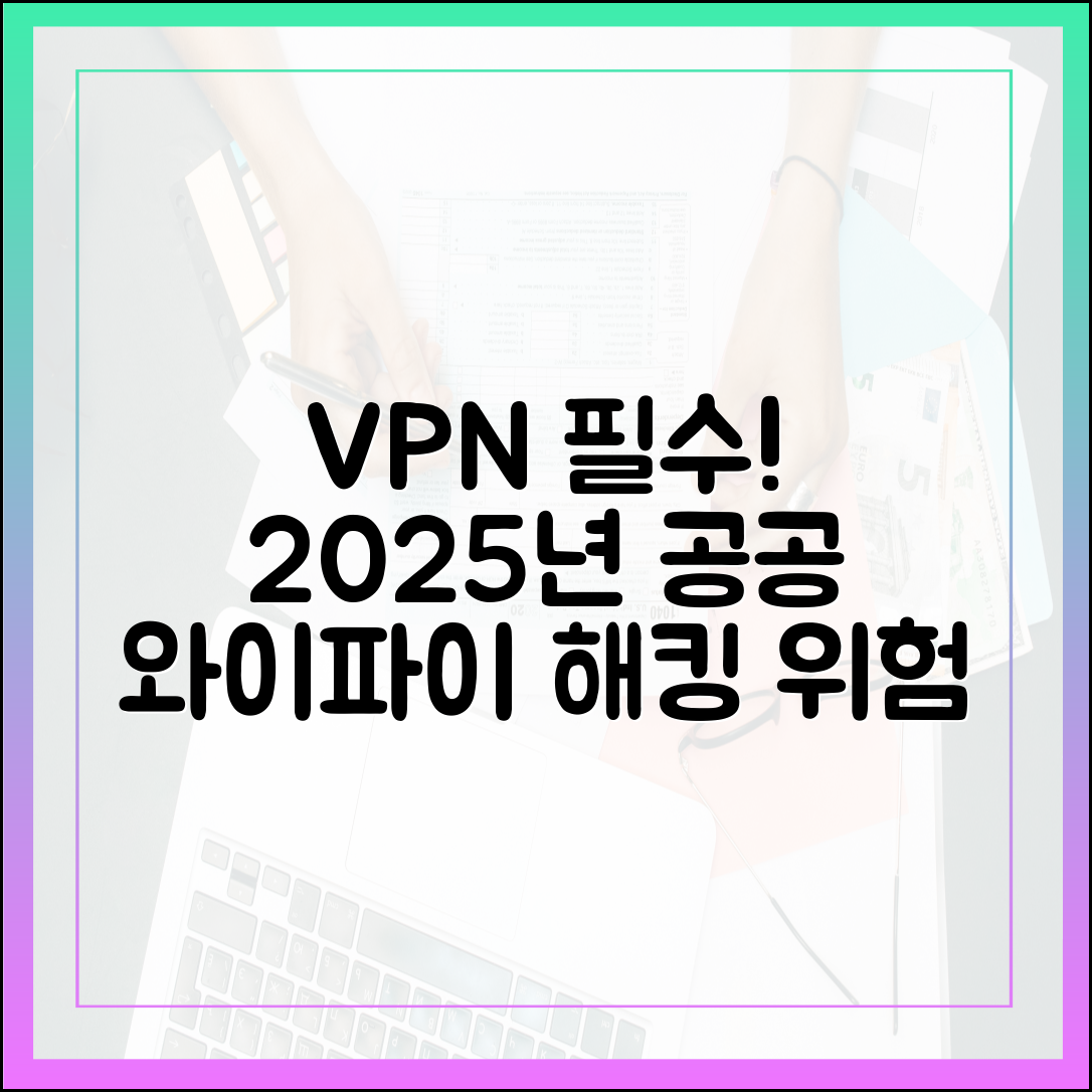 공공 와이파이 해킹? 2025년 모바일 환경에서 VPN이 필수인 과학적 이유