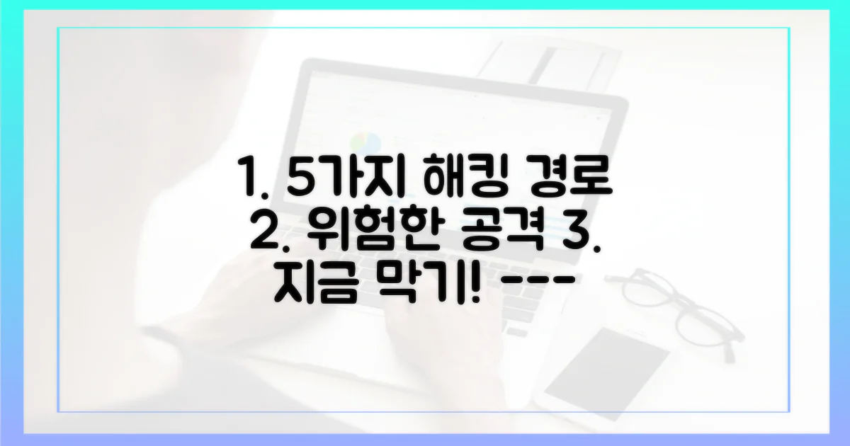 5가지 해킹 공격 경로