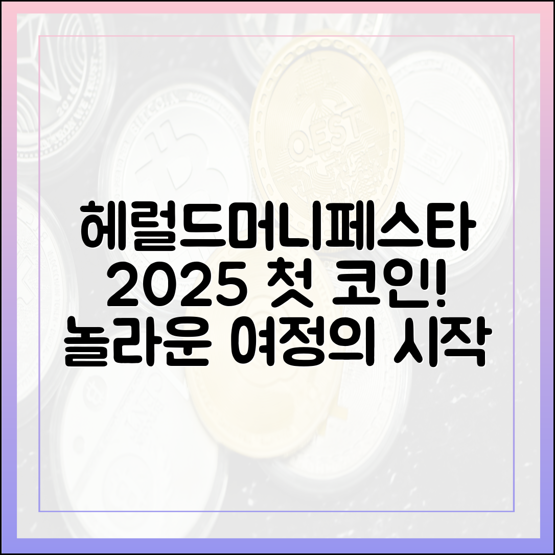 첫 코인 받은 놀라운 여정: 헤럴드머니페스타 2025